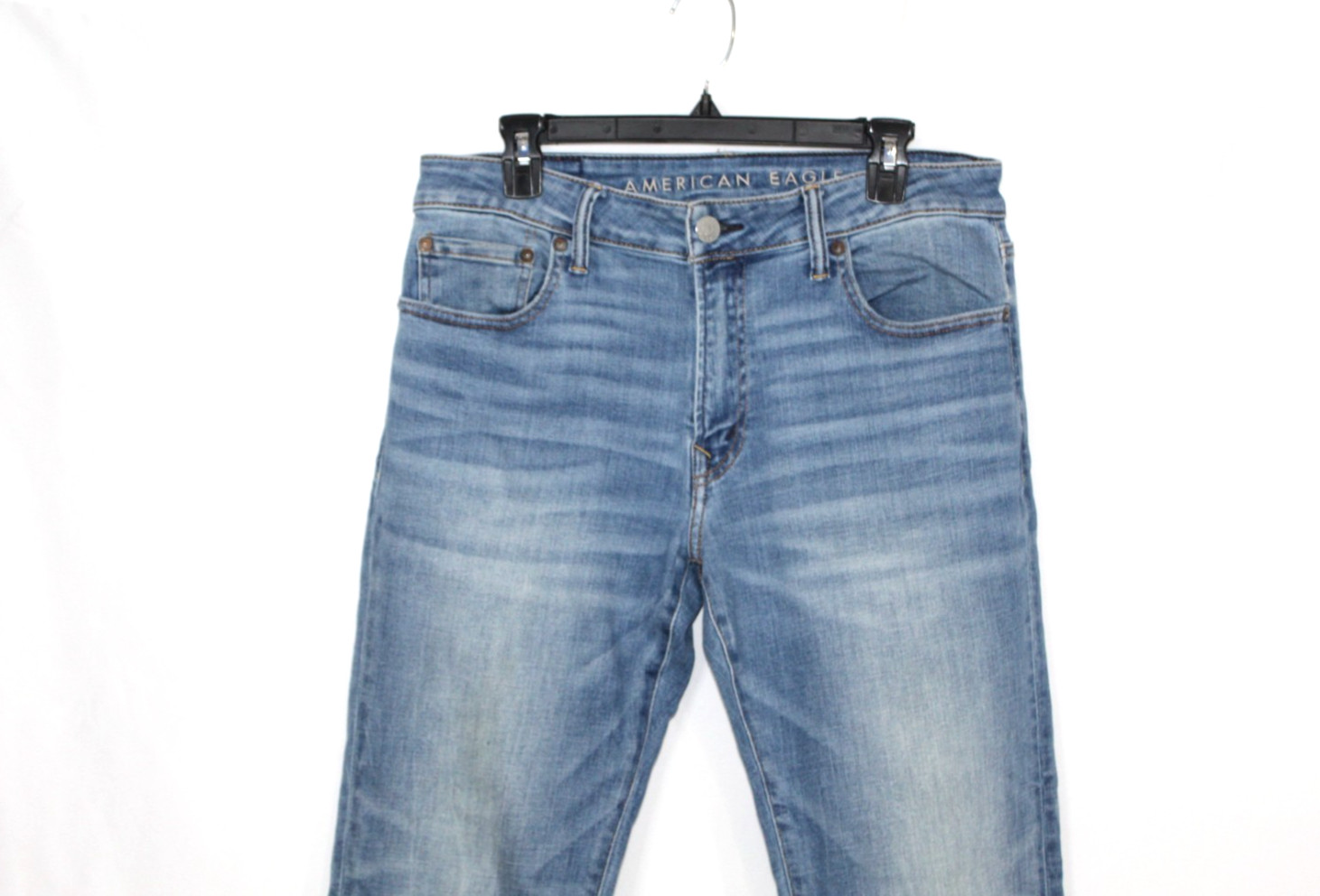 American Eagle mens jeans size 33 x 30 med wash next level stretch slim straight