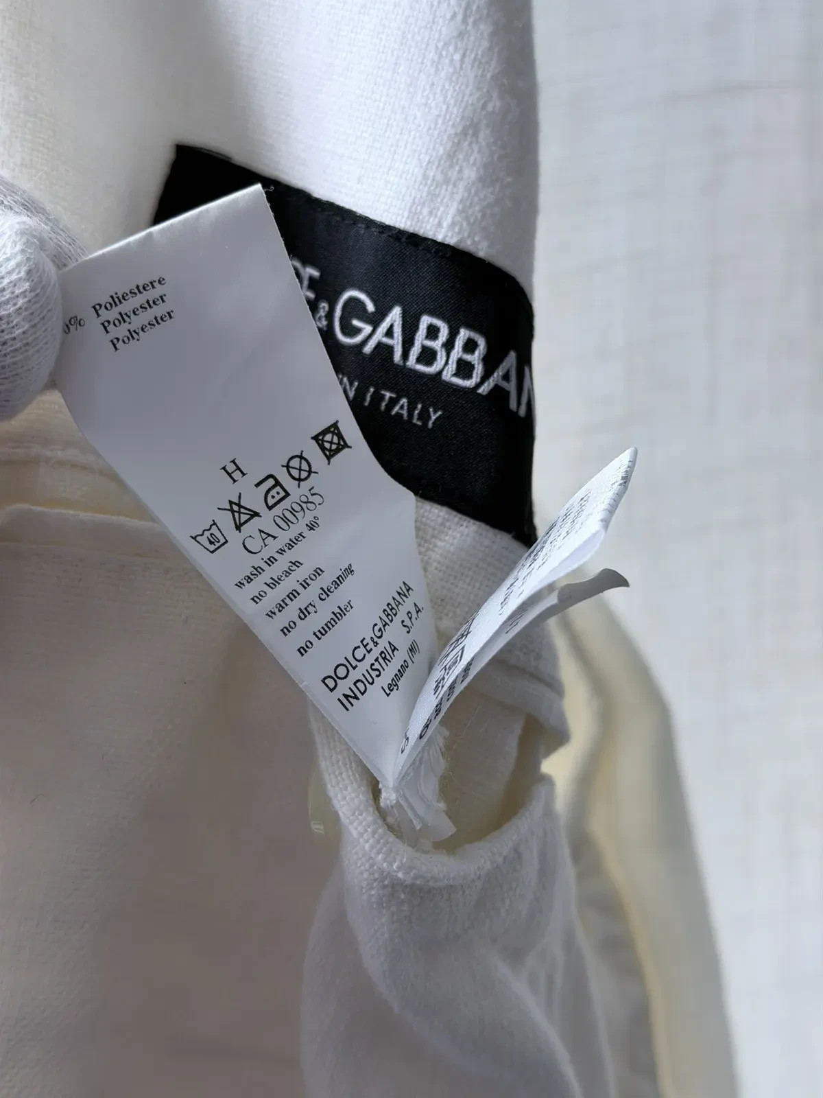 Dolce & Gabbana White Cotton Light Blazer Jacket Size 52