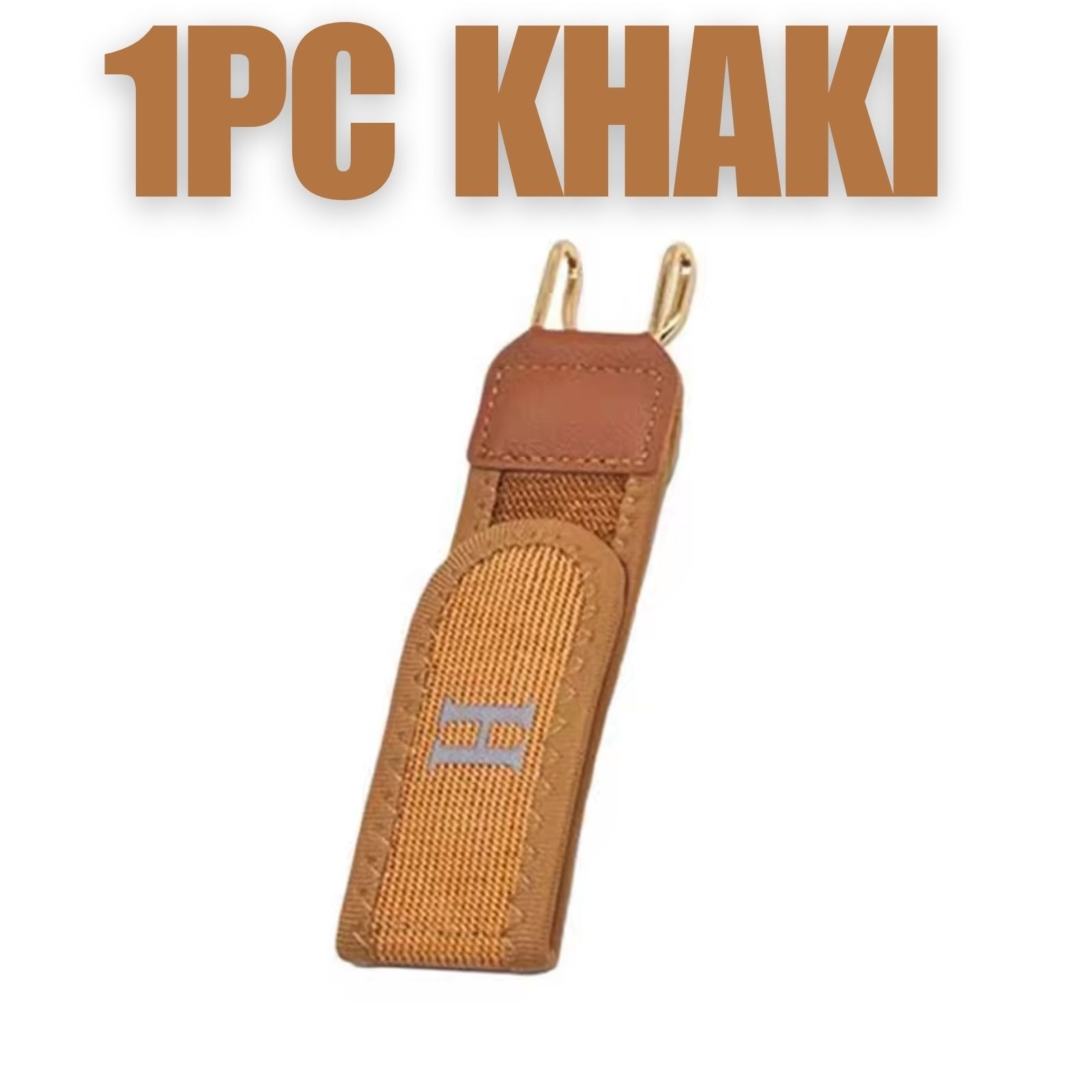 2PCS Tactical Metal Hook Elastic Belt Buckle-Less Invisible Waist Belt Closure