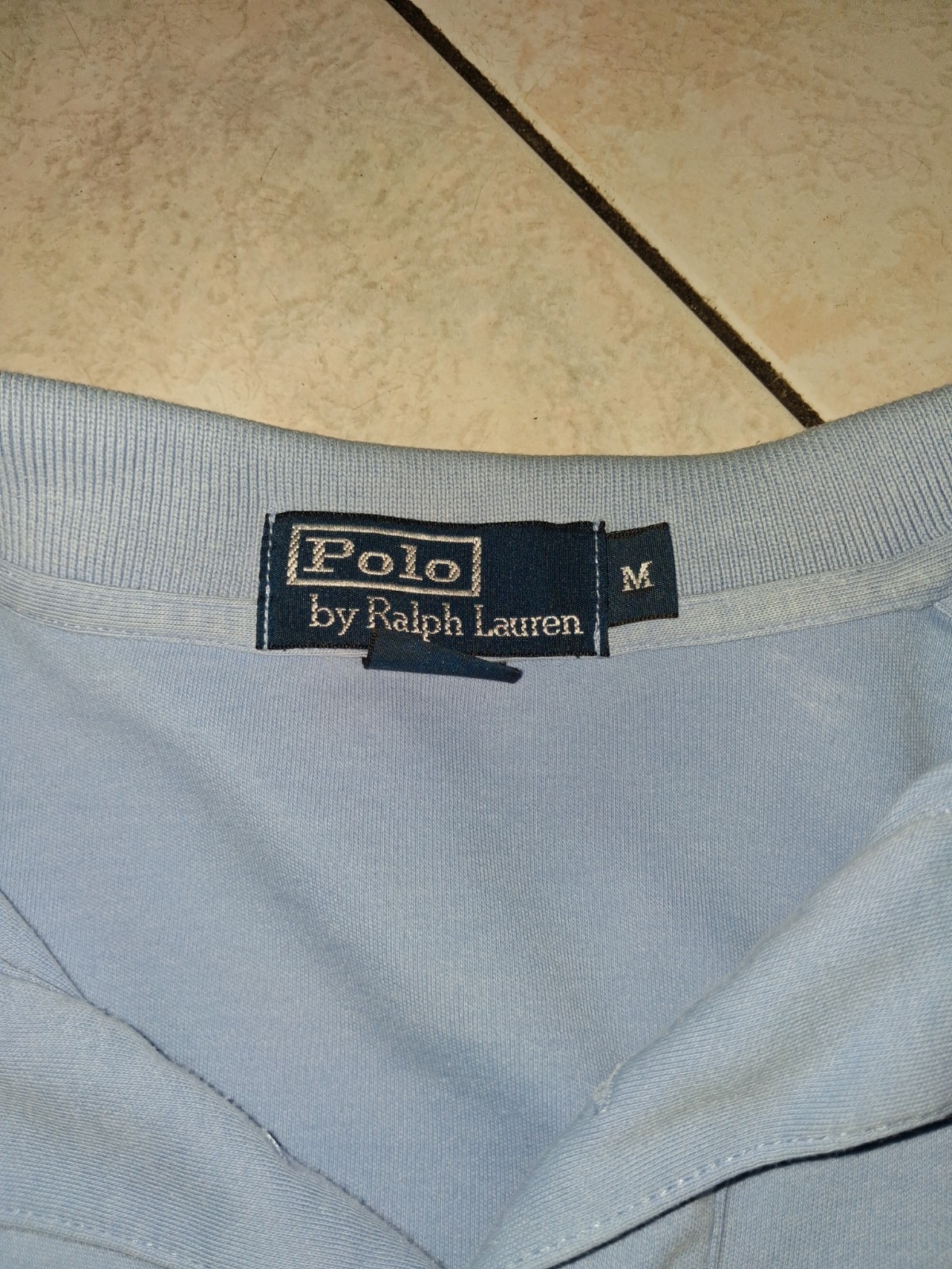 Polo Ralph Lauren Men’s Blue M Polo Shirt Short Sleeve Collared Solid Logo