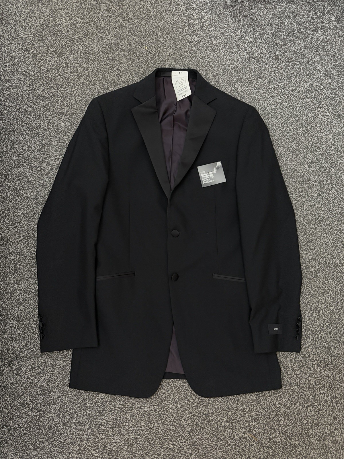 Marks & Spencer M&S Men’s Black Tuxedo Evening Dinner Jacket 38L