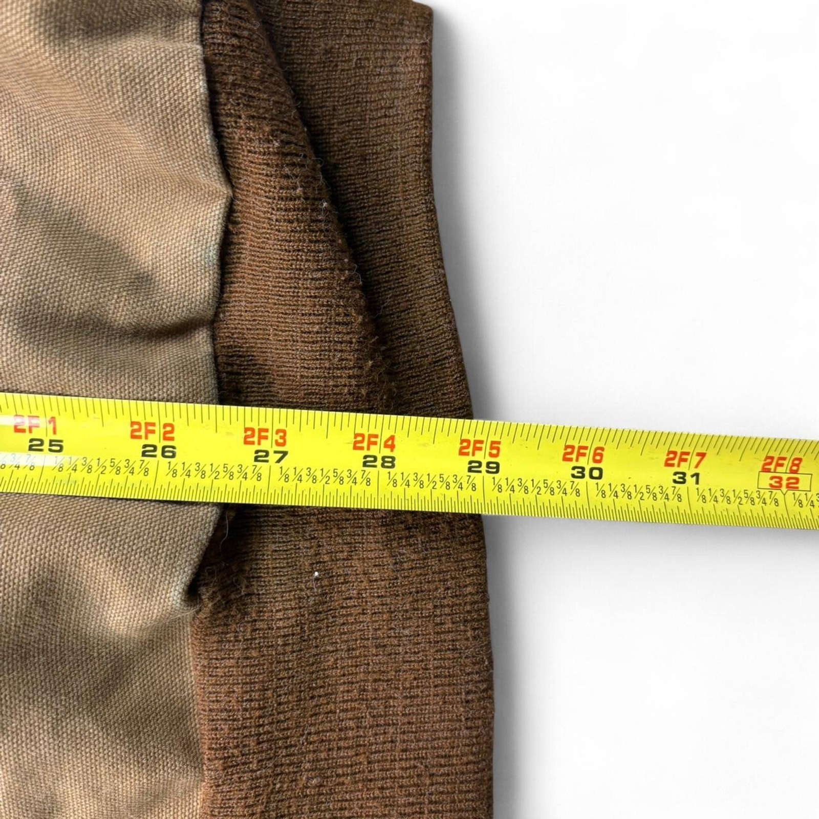 Vintage Carhartt FR Flame Resistant Zip Up Work Jacket Faded Brown Duck Canvas