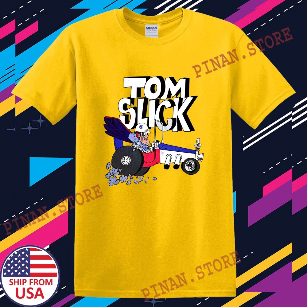 Tom Slick Cartoon Men’s Daisy Yellow Size S-5XL