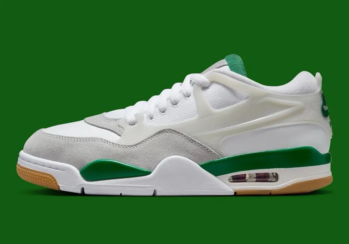 Nike Air Jordan 4 RM Pine Green White Basketball Sneakers FQ7939-103 Mens Size