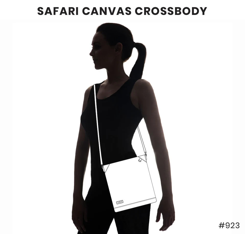 Chala Canvas Crossbody Shoulder Purse with Adjustable Strap – Horses, Brown NWT