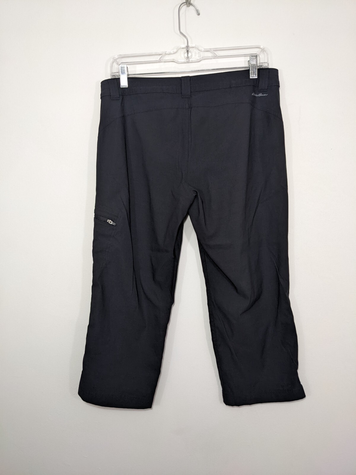 Eddie Bauer Womens Rainier Capri Hiking Nylon Spandex Travel Pants Stretch sz 8