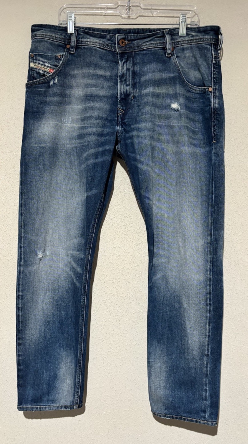 Diesel Krayver Regular Slim-Carrot jeans model R248D Men’s Sz 36×31 XX10