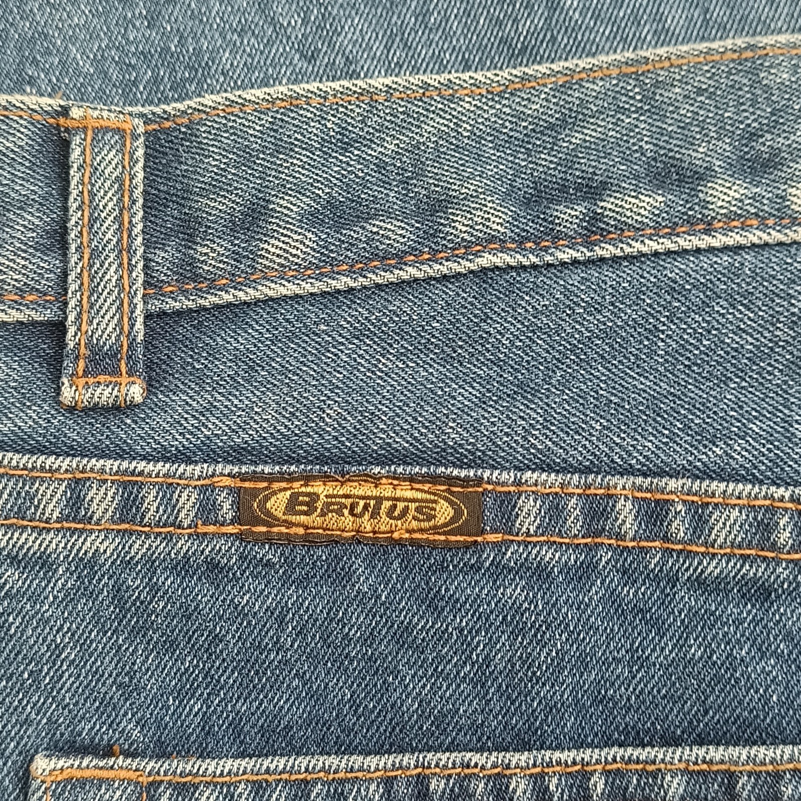 Vintage Brutus Gold Jeans Blue Denim 36×32 Regular Fit Stonewash Deadstock