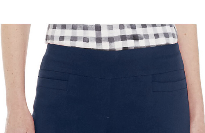Women’s CROFT & BARROW Tummy Control Pull-On Midrise Bermuda Short Size 4 NWT