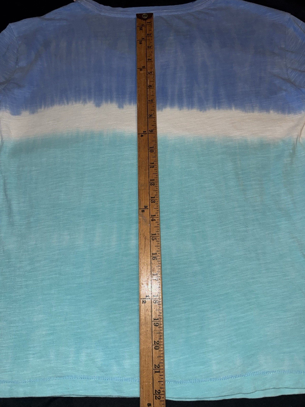 NWT $55 Vineyard Vines Oversized Tie-Dye Surf Tee T Shirt Blue White Womens SM S
