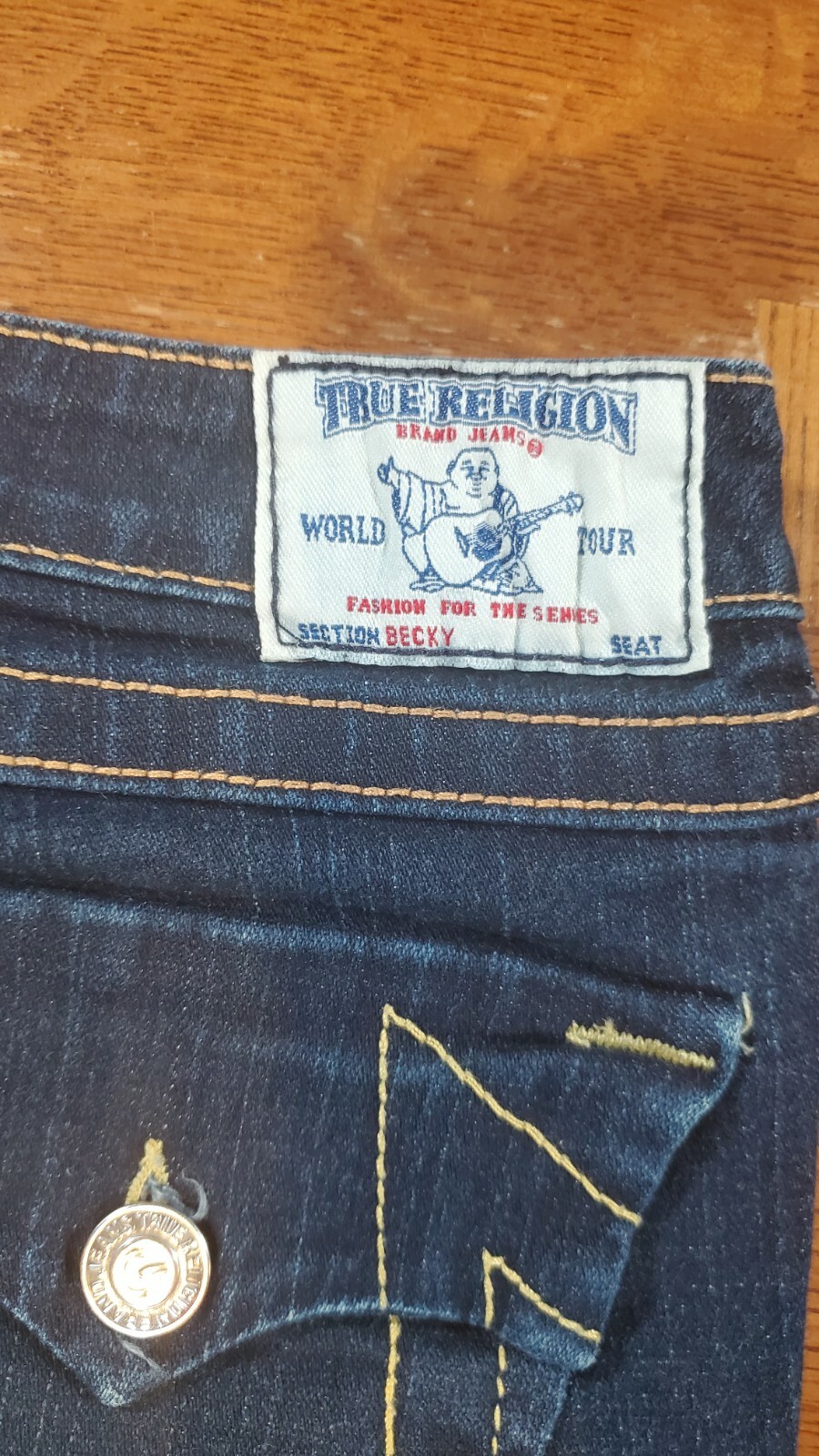 True Religion Women’s Becky Boot Cut Jeans 27 x30 Sz 27 RN#112790 CA#57414