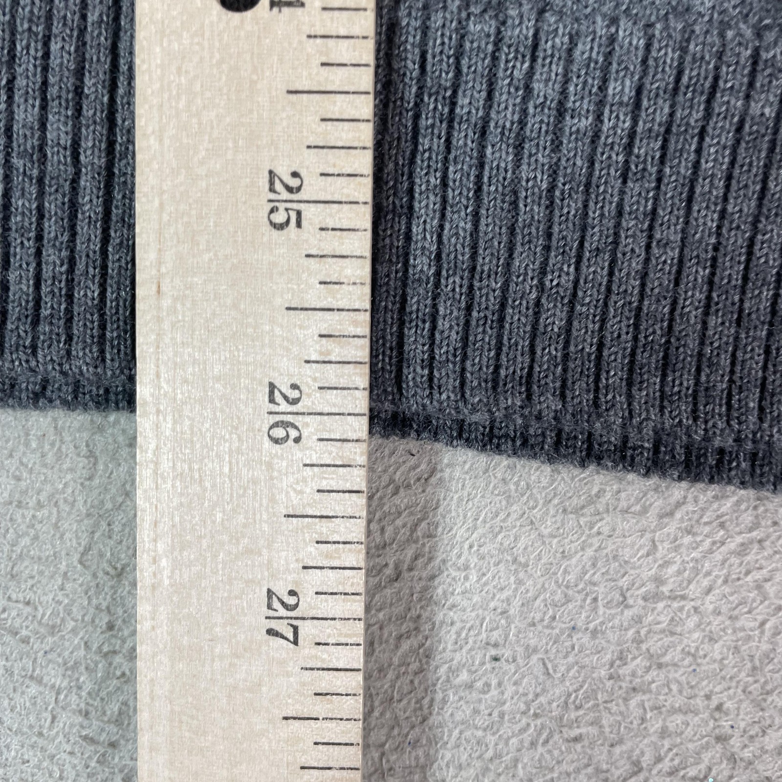 Brett Johnson Sweater Mens Large Gray Collared Merino Wool Knit Pullover Italy