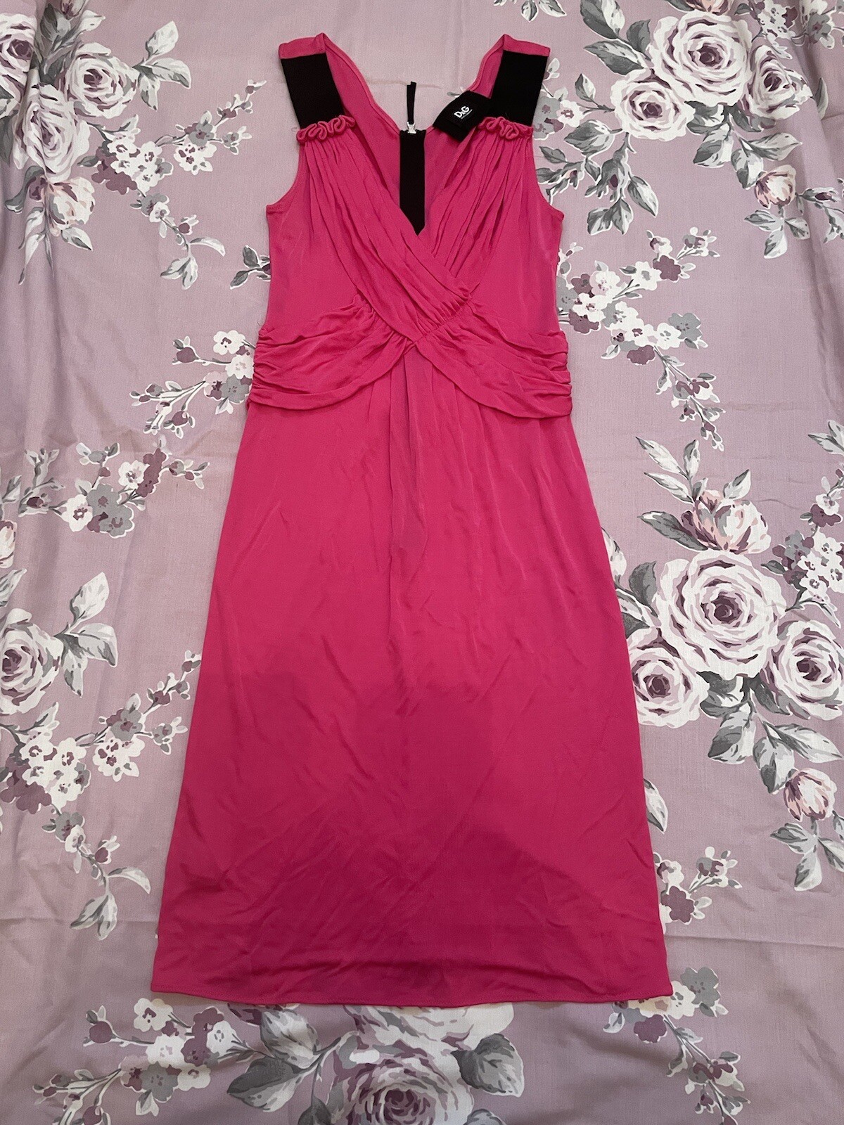 Dolce Gabbana Dress Special edition shocking pink dress size 42