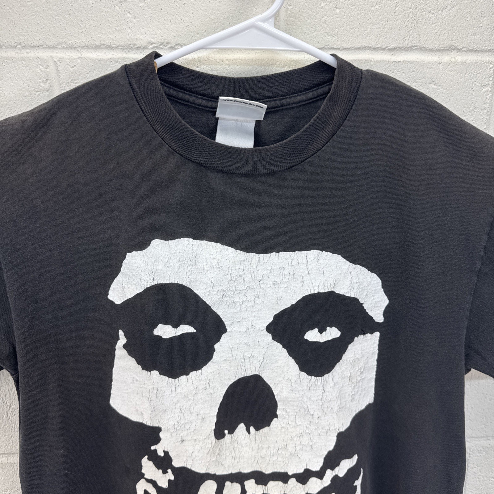 Vintage The Misfits 2001 Skull Horror Punk Rock Band Black M Graphic T-Shirt Tee