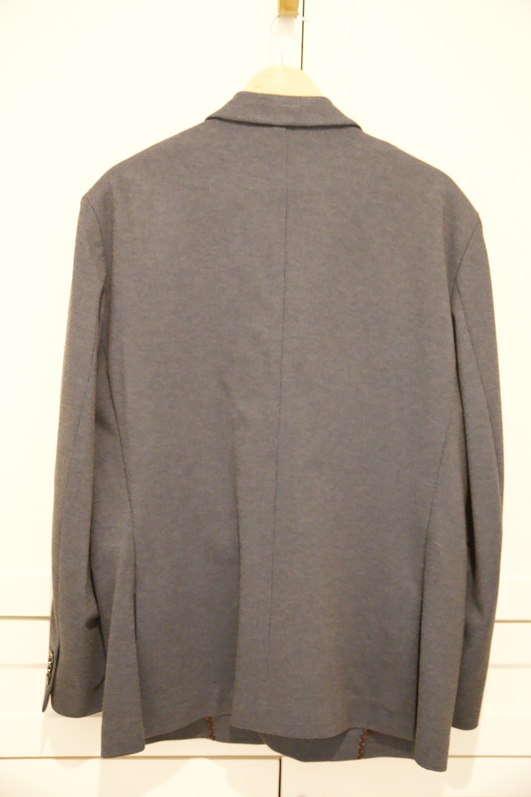 7 Diamonds Blazer Mens XL Blue Jersey Knit Stretch Sport Coat 2 Button Newport