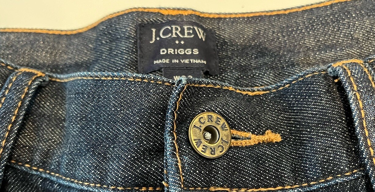 J.Crew Jeans Men’s W32 L30 DRIGGS Straight Preppy Classic American City Capsule
