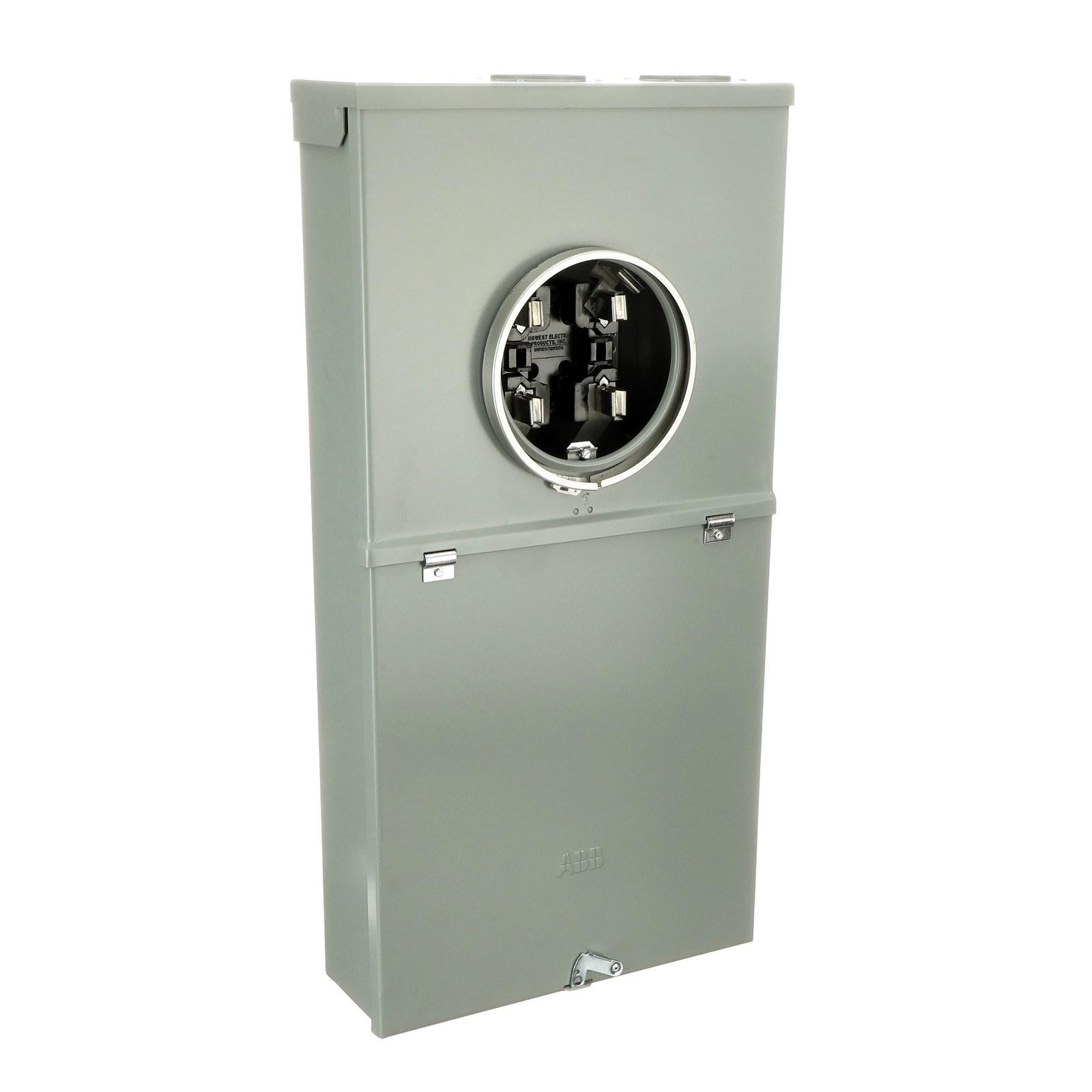 ABB ReliaHome 200 -Amp 4 -Spaces 8 -Circuit Outdoor Main Breaker Meter Com|13600