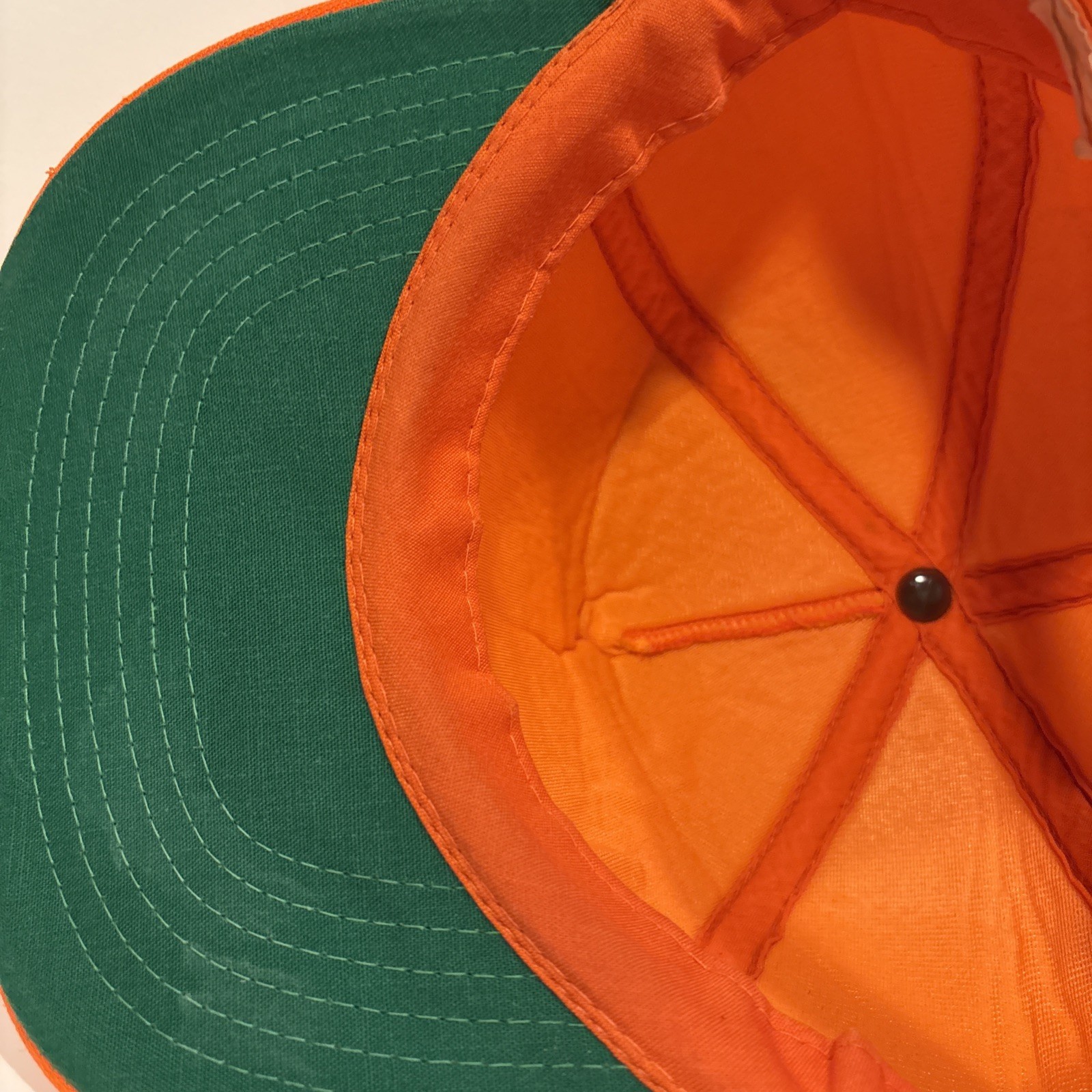 Vintage Lawn & Garden Protivin Implement Neon Orange SnapBack Trucker Hat