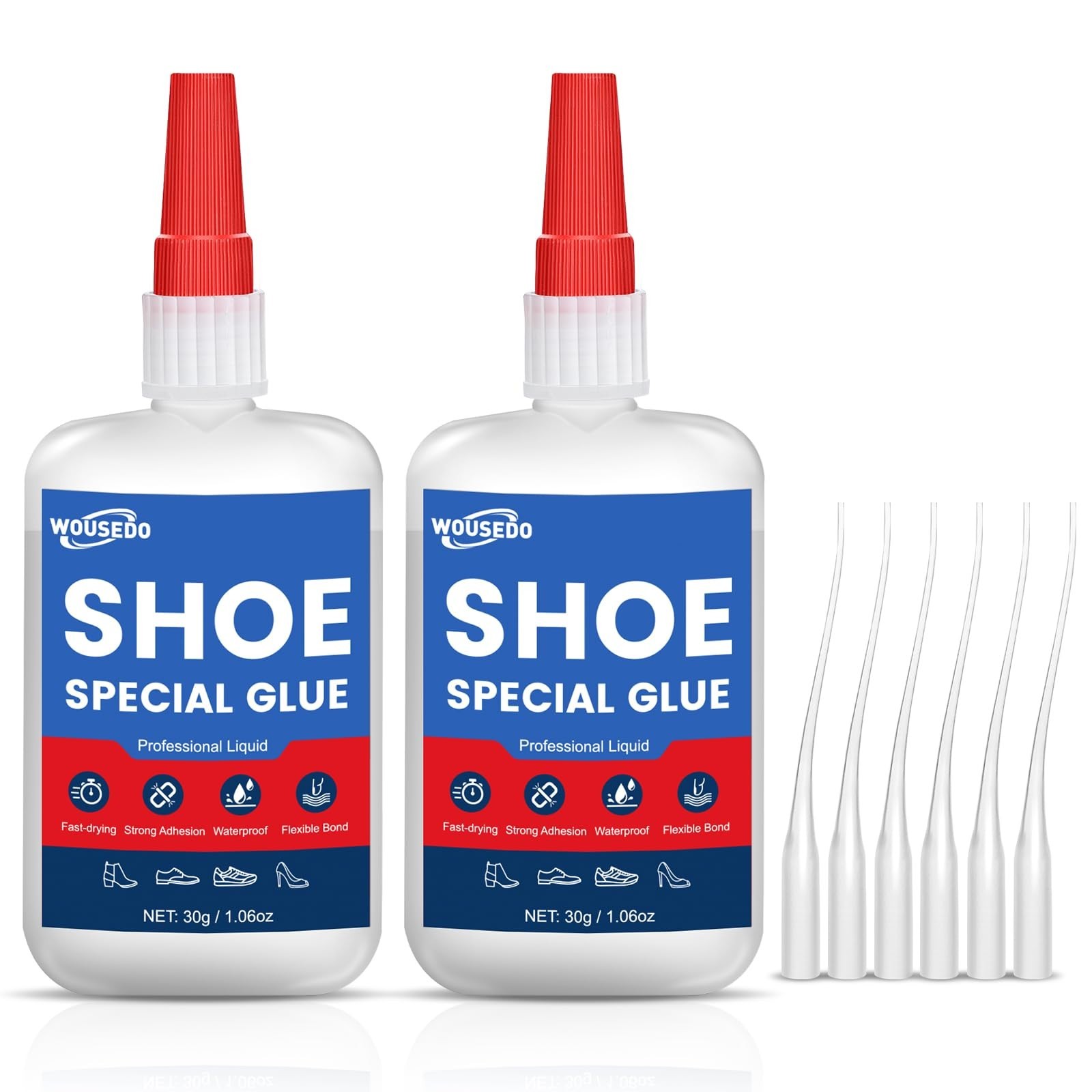 Shoe Glue 60g, Flexible & Waterproof Adhesive for Sole Repair & Restoration | Cl