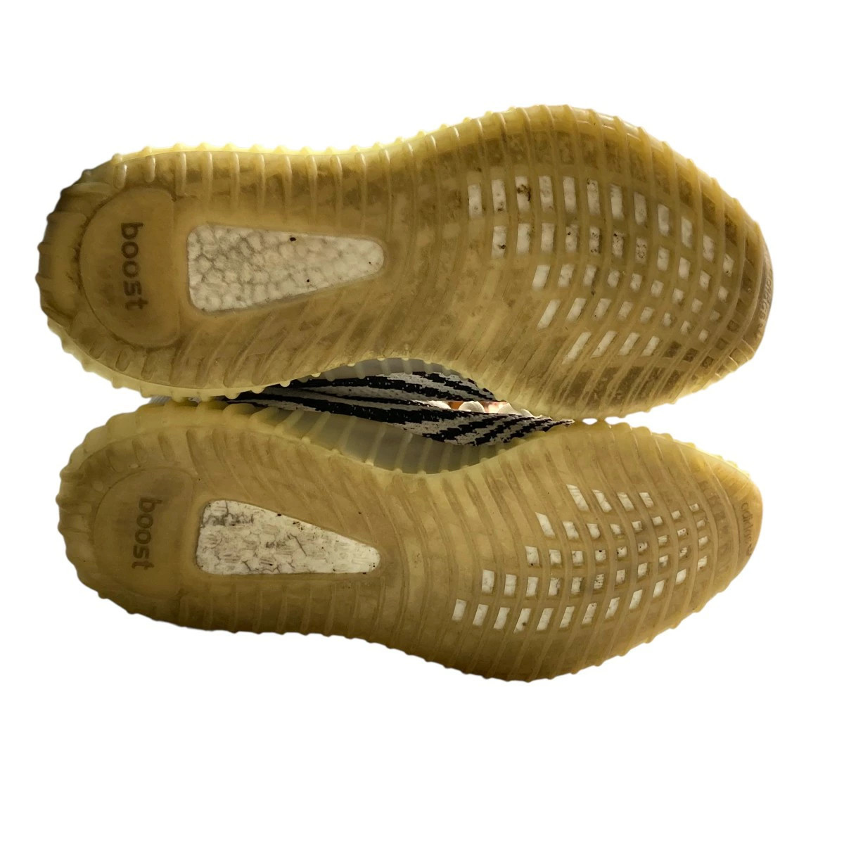 adidas Yeezy Boost 350 V2 Zebra Sneakers White 10.6-inch Used