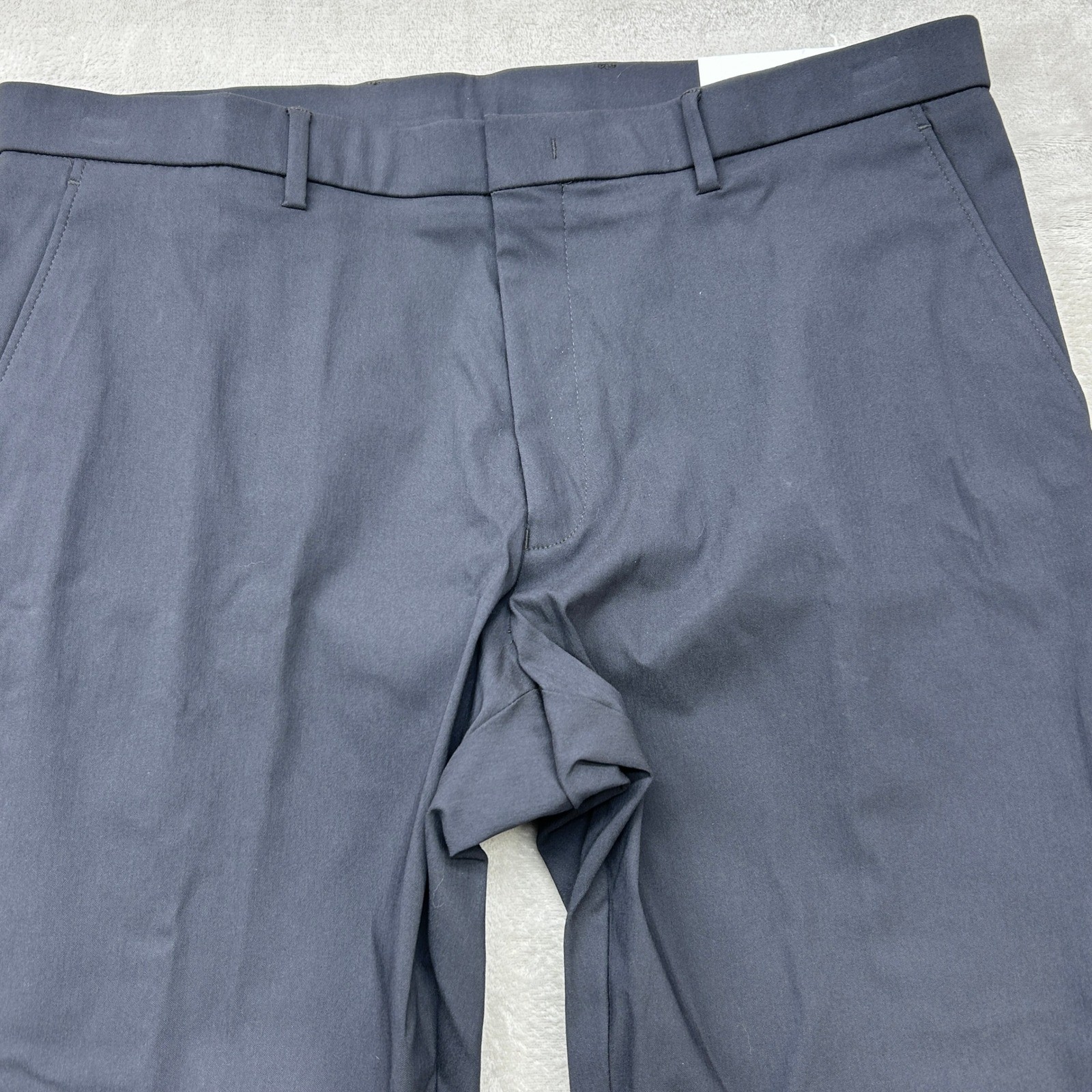 Tommy Hilfiger THFlex Tate Pants Mens 38×32 Charcoal Gray Stretch Wrinkle Resist