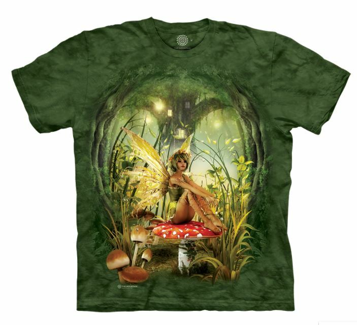 The Mountain Toadstool Fairy Short Sleeve Fantasy Adult T-Shirt (SM – 5X)