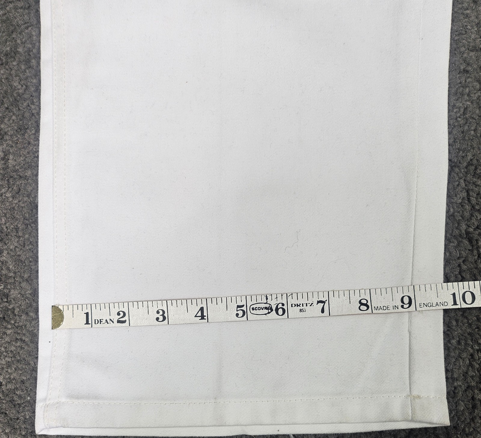 Men’s Workwear Pants 44×32 Wrangler White Carpenter Hammer Loop READ DESCRIPTION