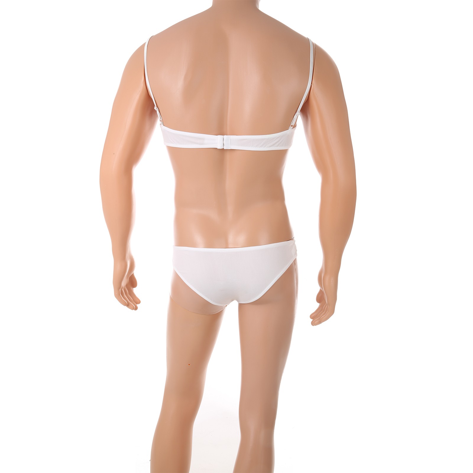 Set of Men Bra Briefs Sissy Sexy Underwear Lingerie Tops Panties Underpants