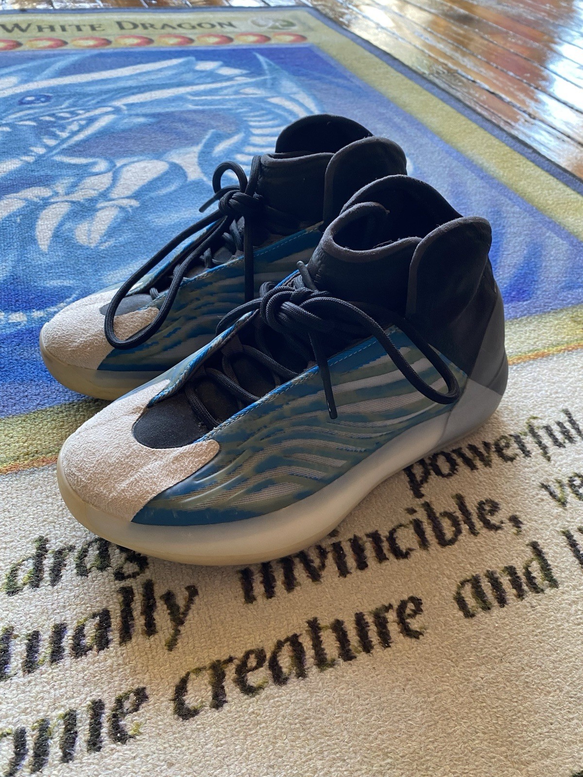 Adidas Yeezy Boost QNTM BSKTBL Quantum Basketball Frozen Blue Men’s Sz 8.5