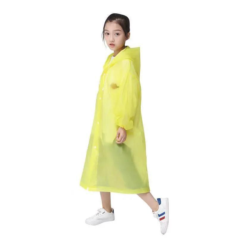 Unisex Adult Raincoat Waterproof Rain Coat Hooded Jacket Poncho Rainwear Camping