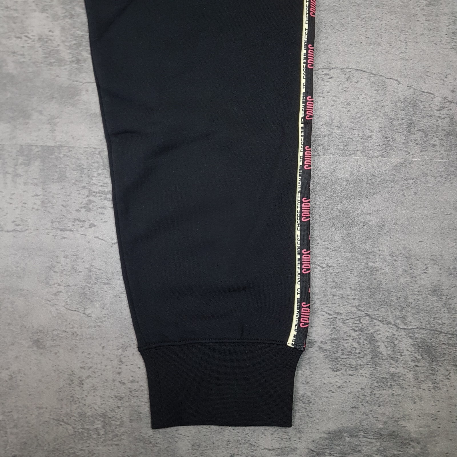 NIKE Tottenham Hotspur Soccer Fleece Sweat Pants Mens Size XL Black Barely Volt