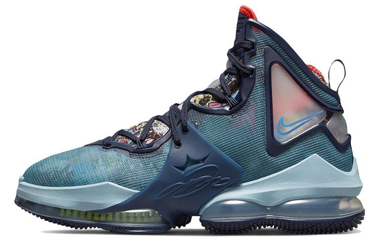 Nike LeBron 19 Ep ‘Fast Food Dutch Blue’ Men DC9340-400 New Authentic