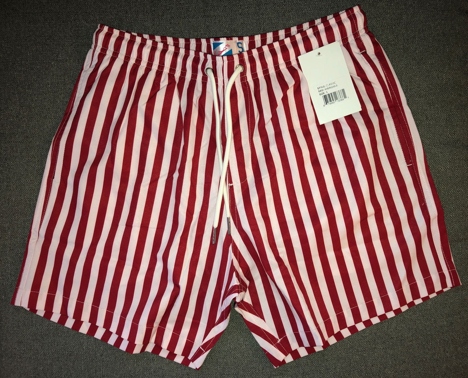 Bermies Men’s Swim Trunks Classic Cut Size S – 28-30 w – Americas – New w/Tags