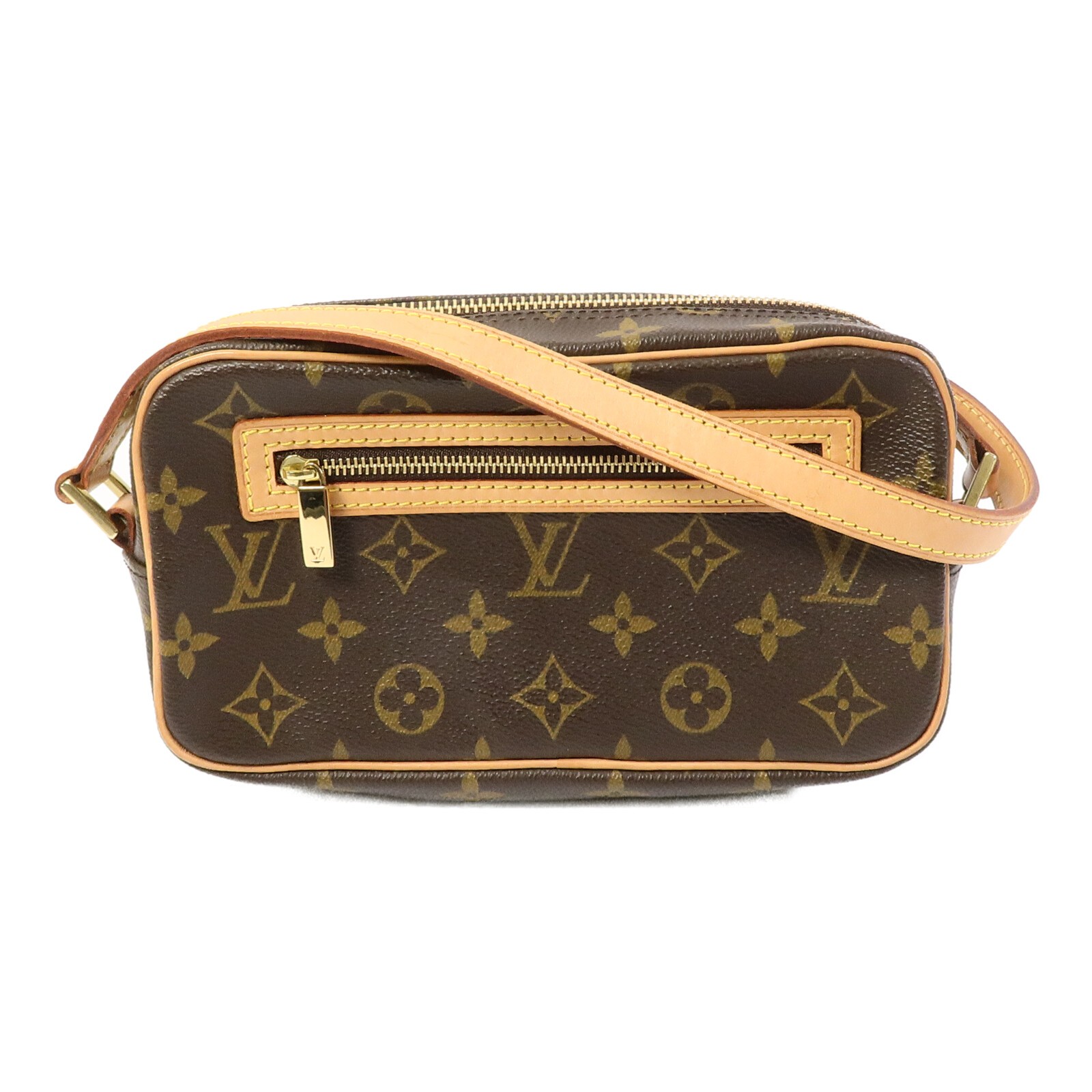 LOUIS VUITTON LV GHW Pochette Cite Shoulder Bag M51183 Monogram Brown