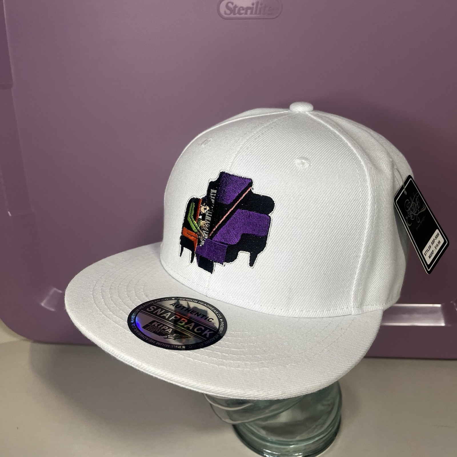 NWT Kipa Premium Prince Purple Piano Snapback Hat Superbowl Tribute Music