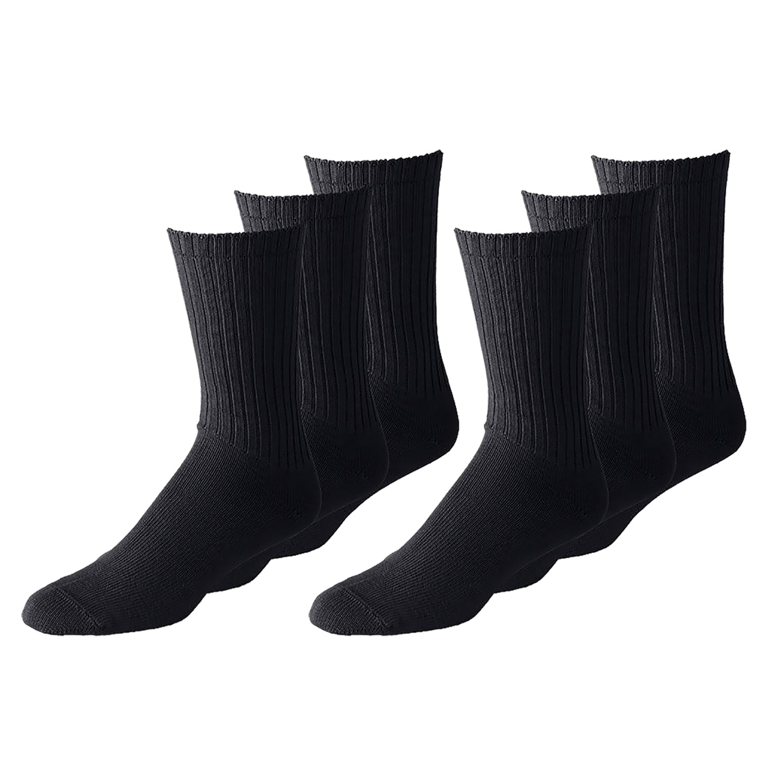Mechaly Unisex Indoor and Outdoor Crew and Low Cut Cotton Socks – Size 9-11