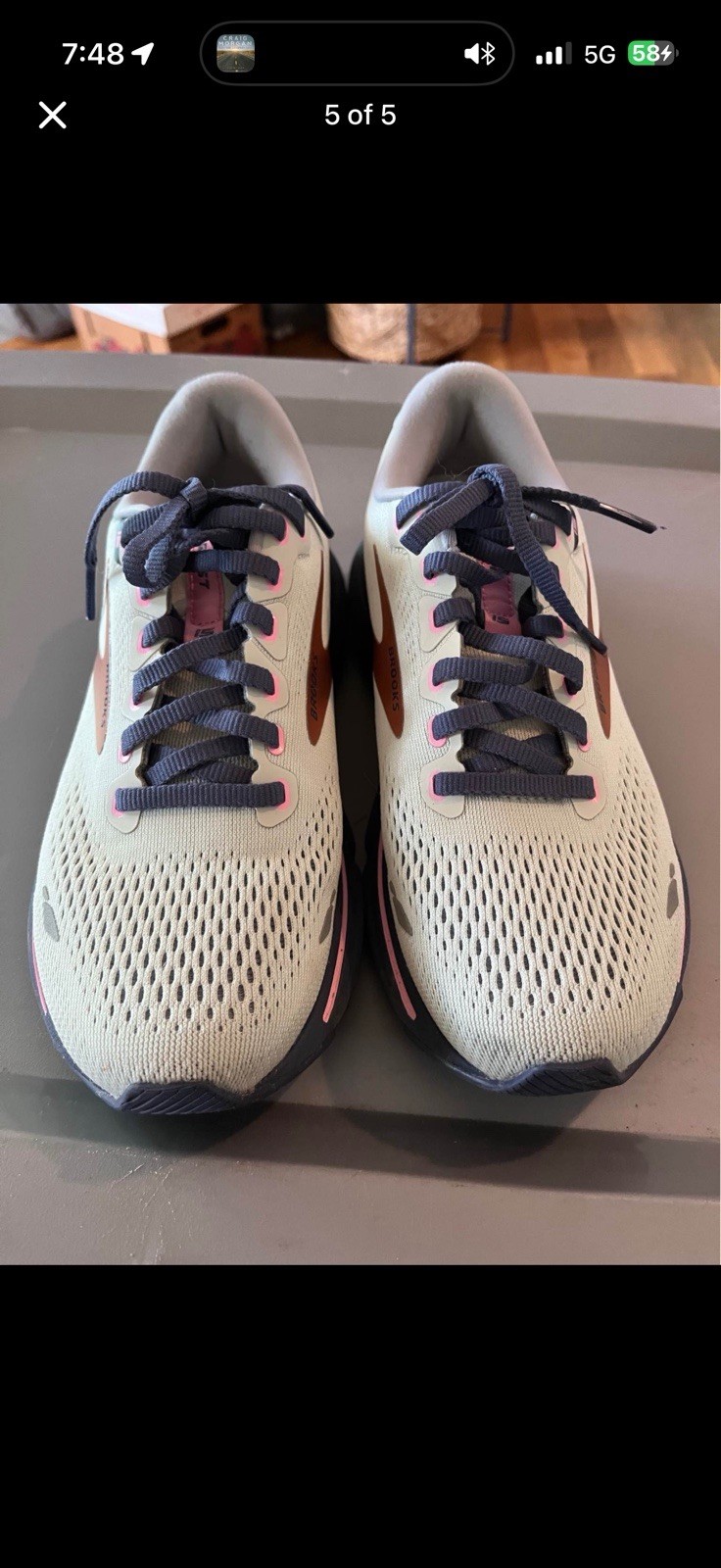 “Spa Blue / Neo Pink / Copper” colorway Women’s Size 6.5