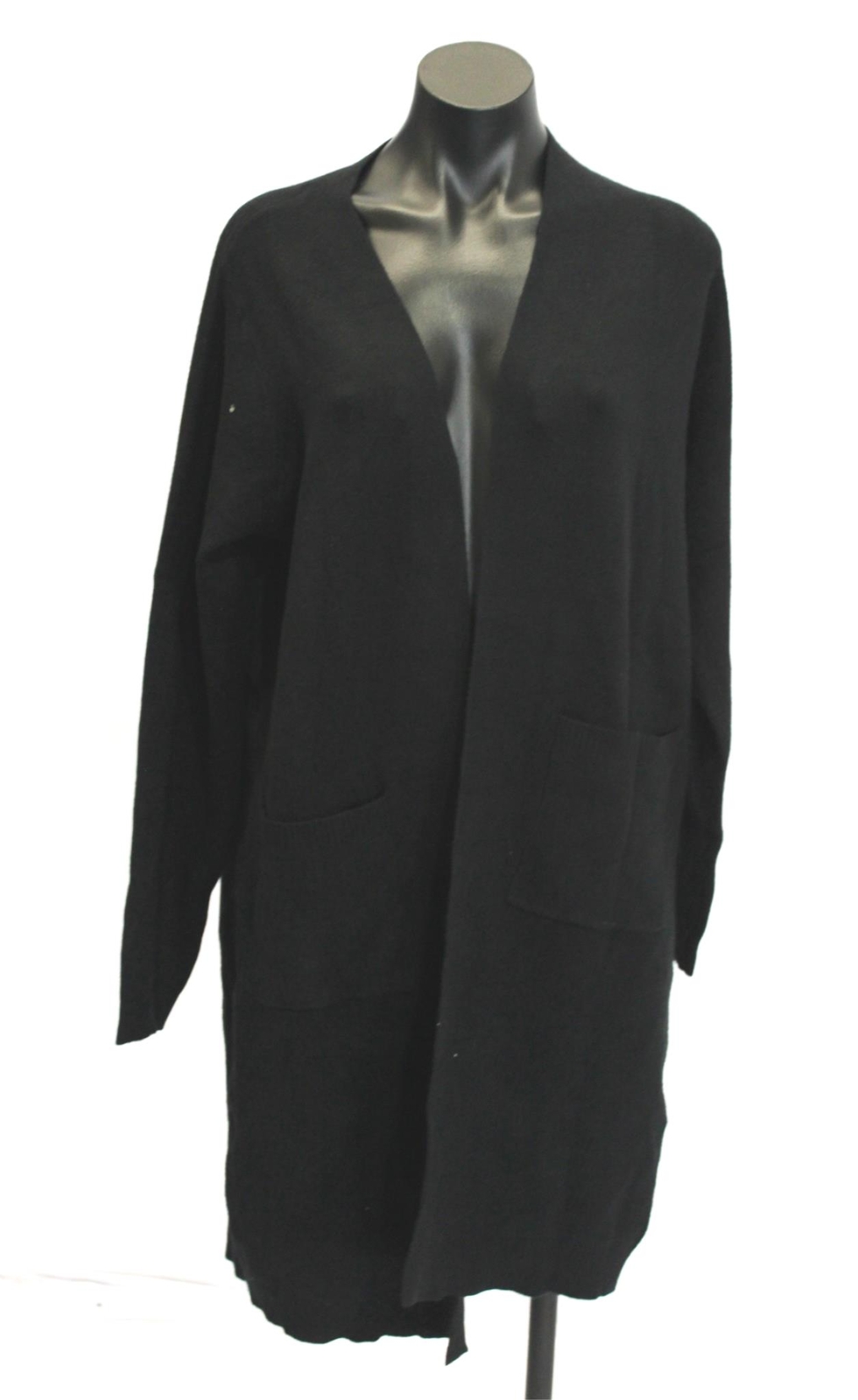 Vero Moda Women’s Saba Long Sleeve Open-Front Coatigan CL8 Black Medium NWT