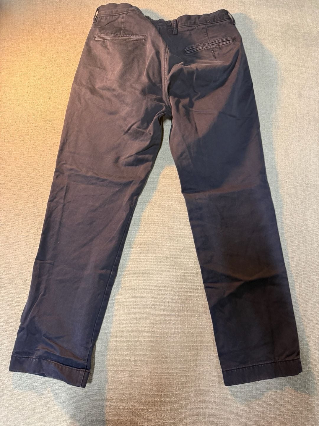 J.Crew Men’s Broken-In Chino Pants Navy Blue Size 30W x 30L