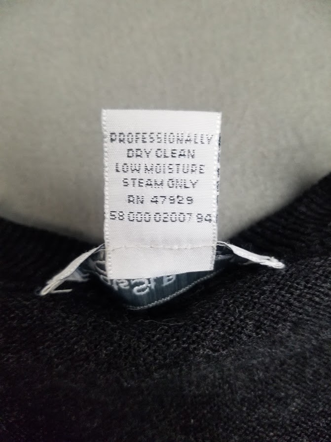 Tricots St Raphael Sweater Vest Men L Dark Gray Argyle Wool Button Front Preppy
