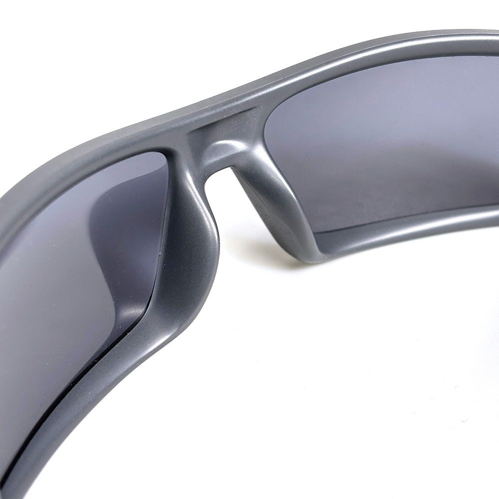 Oakley Gascan Sunglasses Prism Grey Matte Carbon High Bridge Fit EPCN
