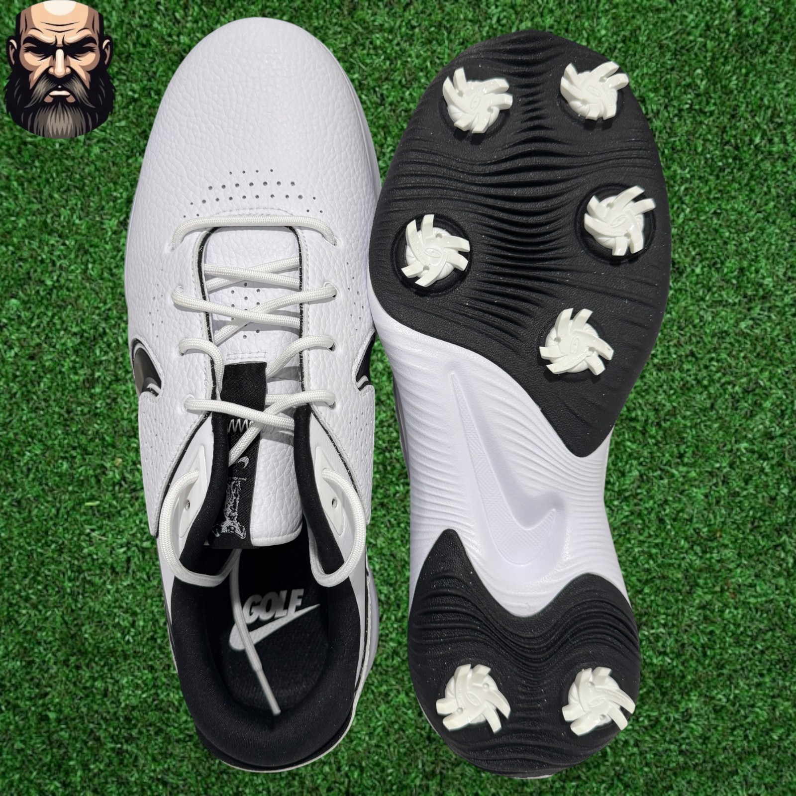 Nike Victory Pro 3 Golf Shoes White Black DX9028-110 Men’s Size 10.5 Wide