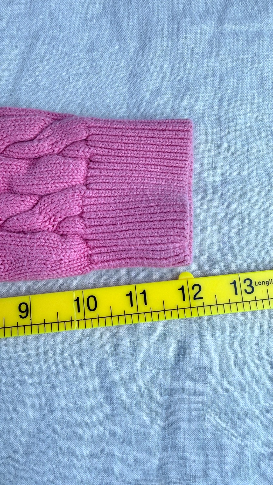 Smiling Pinker Girls Cable Knit Cardigan Size 130 (7-8Y) Pink Cotton