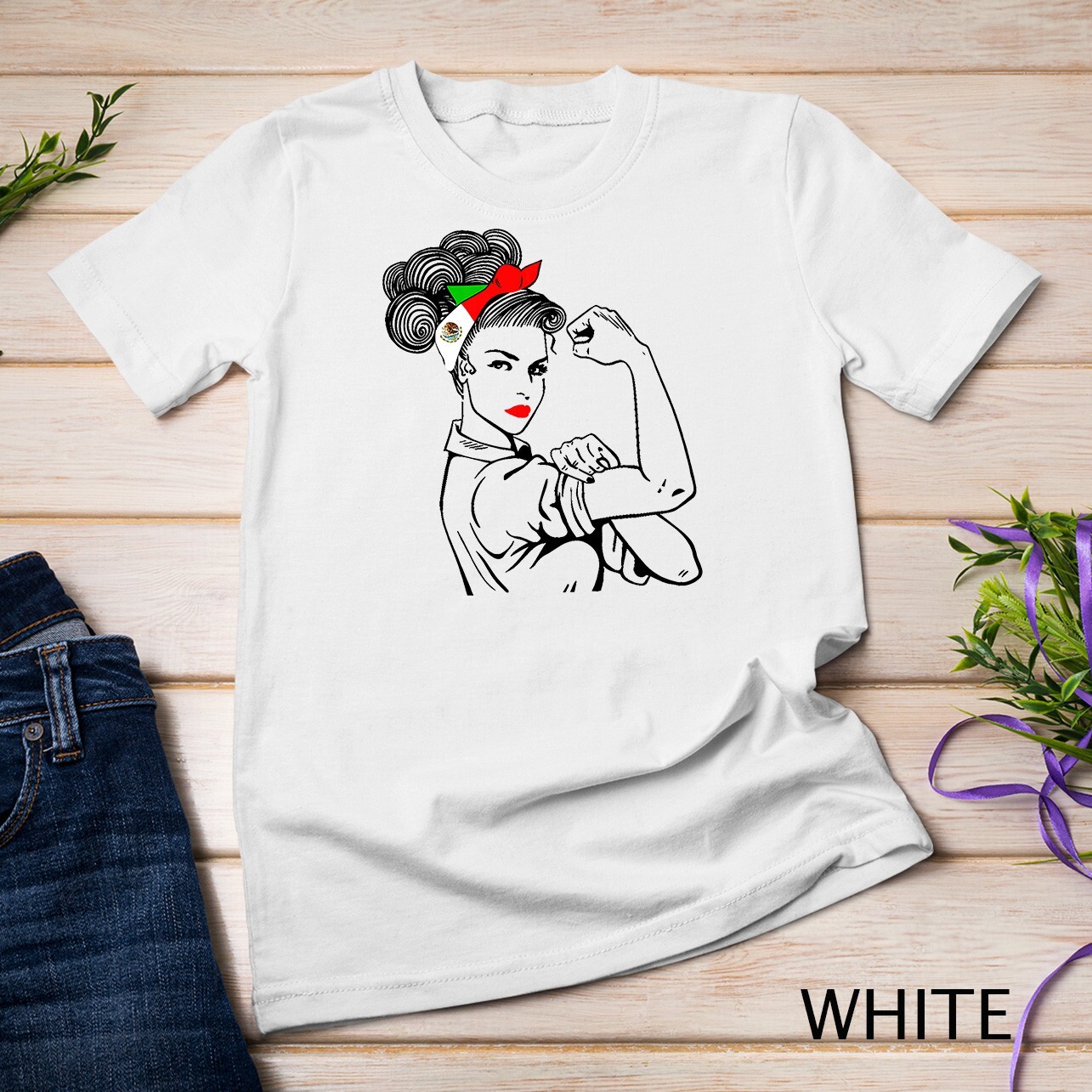 Mexican Girl Unbreakable T-Shirt Heritage Mexico Flag Gift Unisex T-shirt