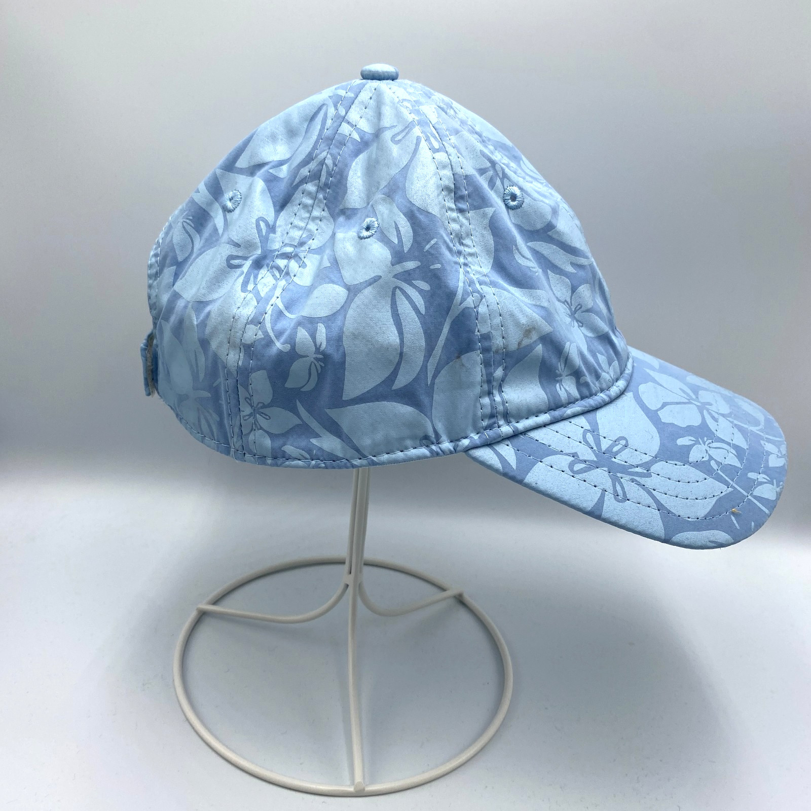 Womens Beachy Tropical Floral Graphic Gardening Adjustable Strapback Hat Cap