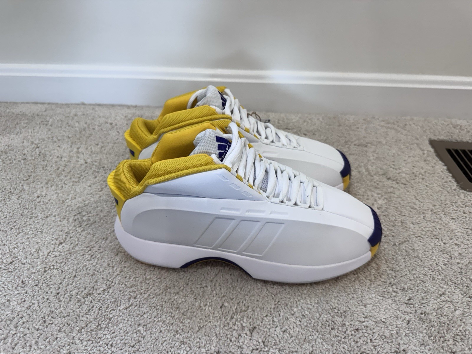 adidas Crazy 1 Men’s Lakers Size 9