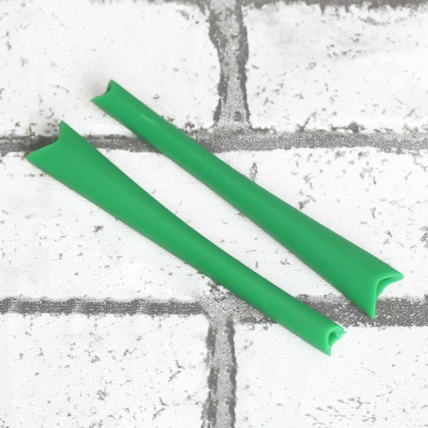 Replacement Rubber Silicone Ear Socks for-Oakley Flak Jacket XLJ -Dark Green
