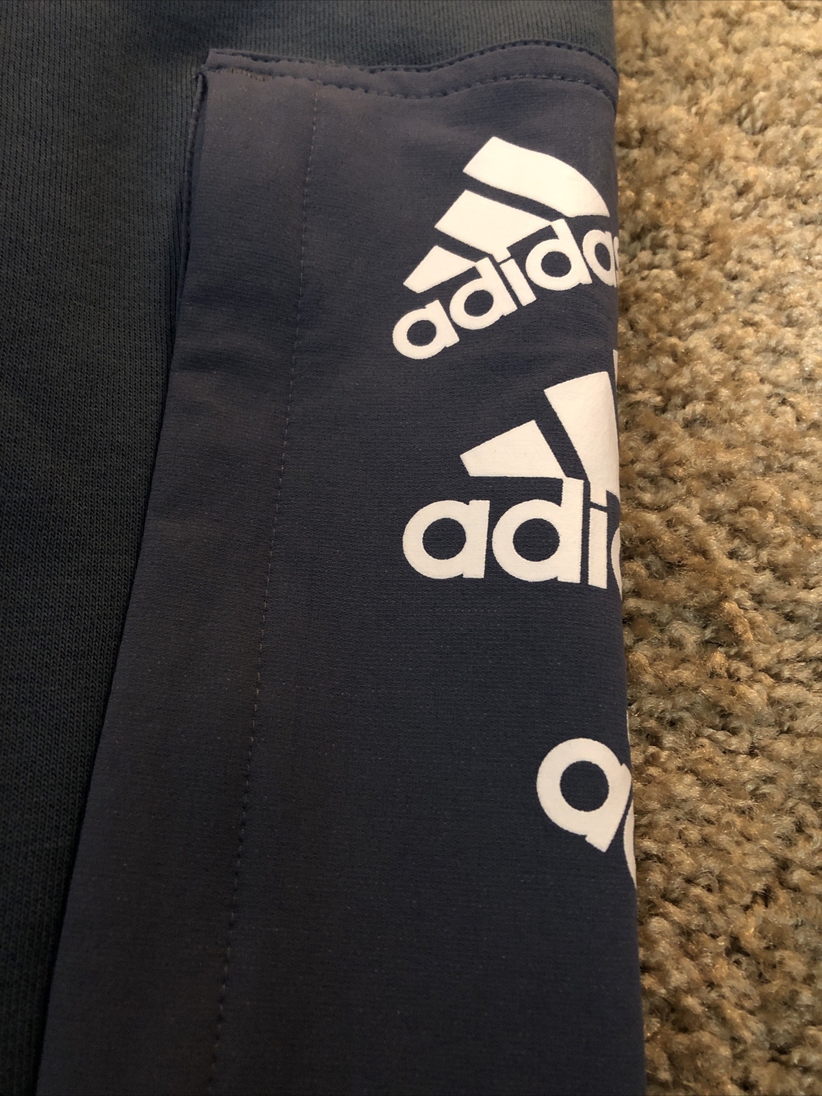 Adidas Essentials Brandlove Jogger Sweat Pants Men’s Size S Blue HL9378 !