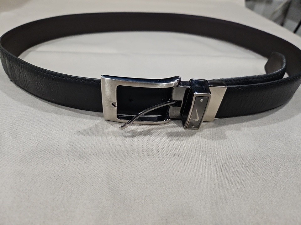 Nike Men Reversible Golf Belt with Black/brown Size 38 S5034002A Leather
