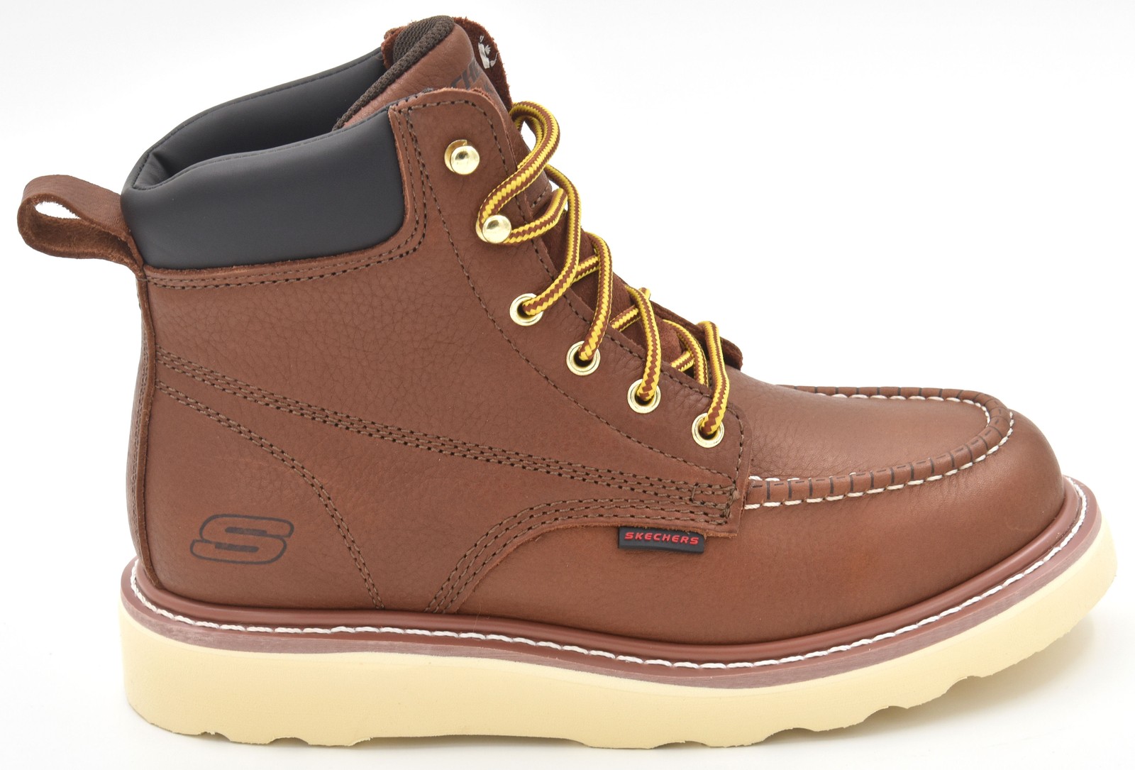 Skechers Men’s Kadmiel – Bennot Soft Toe Work Boots 200180 RDBR